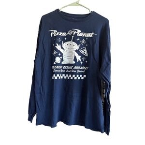 Disney‎ Pixar Toy Story Pizza Planet Alien Long Sleeve Shirt XL